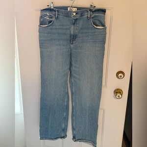 WORN x1 Abercrombie & Fitch High Rise The ‘90s Relaxed Jean Medium Denim